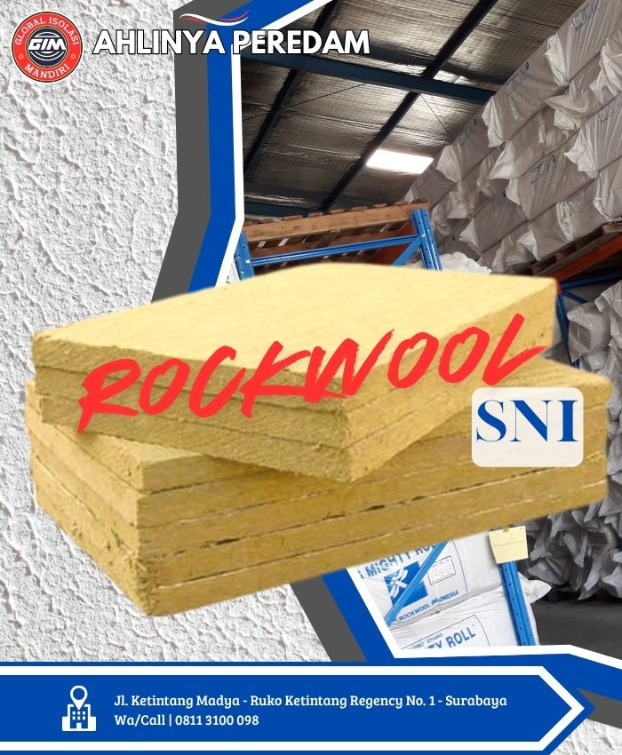 Jual Rockwool Slab Peredam