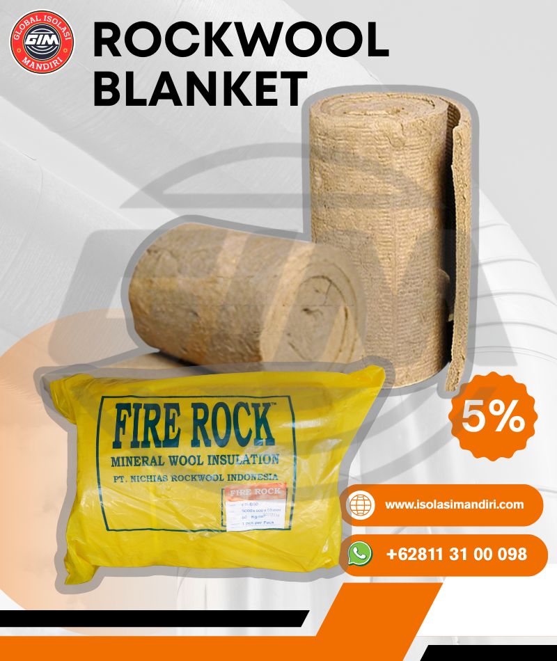 HARGA ROCKWOOL BLANKET SURABAYA D100