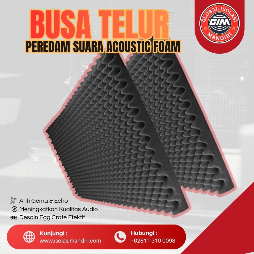 Busa Peredam Suara Motif Telur
