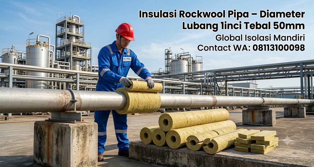 Insulasi Rockwool Pipa