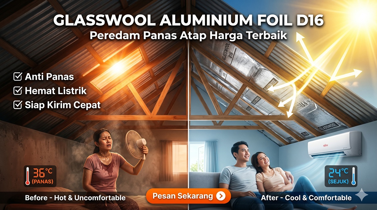 Distributor Glasswool Aluminium