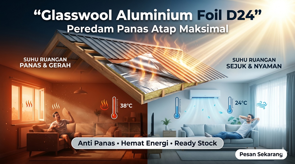 Glasswool Aluminium Foil 