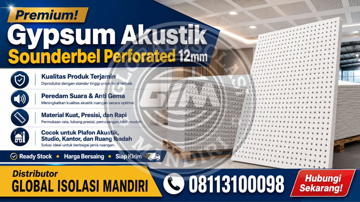 Jual Gypsum Akustik Sounderbell